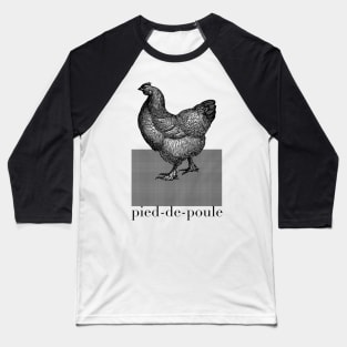 Pied-de-Poule Baseball T-Shirt